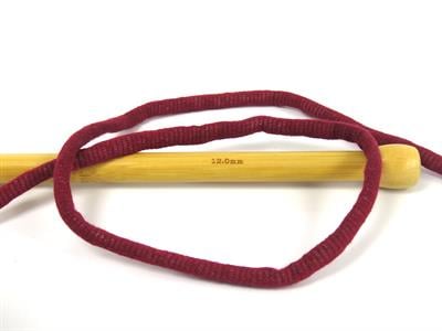 1x250gr. TUBE COTTON JUMBO Pamuk Bordo Yazlık İplikler, Pamuk, Çok Kalın