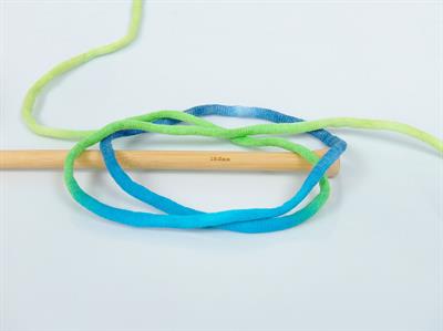 1x250gr. TUBE COTTON JUMBO COLOR Pamuk Mavi, Leylak, Yeşil Tonları Yazlık İplikler, Pamuk, Çok Kalın, Batik Desenli