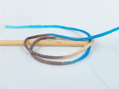 1x250gr. TUBE COTTON JUMBO COLOR Pamuk Krem, Kahverengi Tonları, Mavi Tonları Yazlık İplikler, Pamuk, Çok Kalın, Batik Desenli