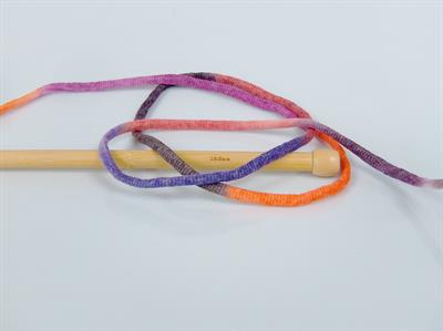 1x250gr. TUBE COTTON JUMBO COLOR Pamuk Pembe, Mor, Turuncu, Maron Yazlık İplikler, Pamuk, Çok Kalın, Batik Desenli