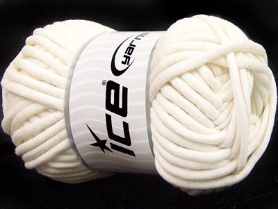 1x250gr. TUBE COTTON JUMBO Pamuk Ekru Yazlık İplikler, Pamuk, Çok Kalın