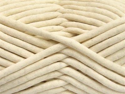 1x250gr. TUBE COTTON JUMBO Pamuk Ekru Yazlık İplikler, Pamuk, Çok Kalın