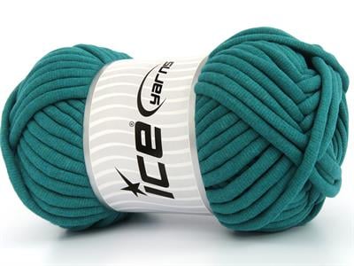 1x250gr. TUBE COTTON JUMBO Pamuk Zümrüt Yeşil Yazlık İplikler, Pamuk, Çok Kalın