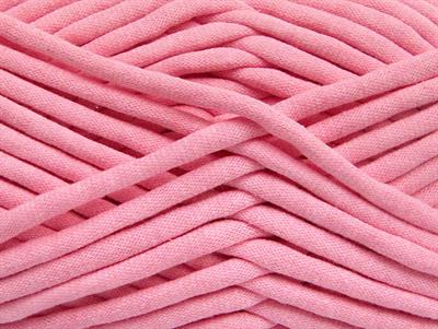 1x250gr. TUBE COTTON JUMBO Pamuk Açık Pembe Yazlık İplikler, Pamuk, Çok Kalın
