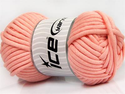1x250gr. TUBE COTTON JUMBO Pamuk Açık Somon Yazlık İplikler, Pamuk, Çok Kalın