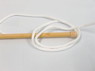 1x250gr. TUBE COTTON JUMBO Pamuk Beyaz Yazlık İplikler, Pamuk, Çok Kalın
