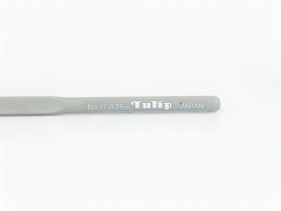 Tulip Crochet Hook with Soft Grip . #17 - 0.75 mm