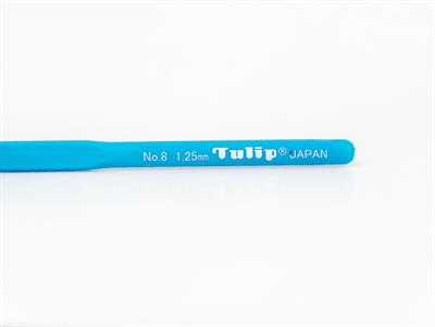 Tulip Crochet Hook with Soft Grip . #8 - 1.25 mm