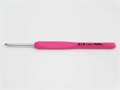 Tulip Etimo Rose Steel Crochet Hook with Soft Grip . 6/0 - 3.50 mm