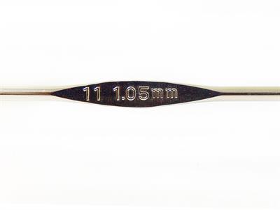Tulip Metal Crochet Hook . #11 - 1.05 mm