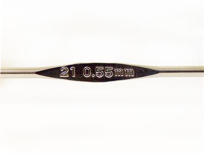 Tulip Metal Crochet Hook . #21 - 0.55 mm