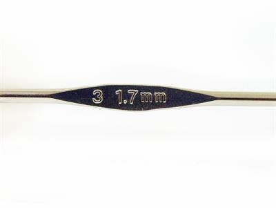 Tulip Metal Crochet Hook . #3 - 1.70 mm