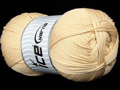 4x100gr. TWISTER DK Akrilik Krem Kışlık, Düz iplikler, 100% Akrilik