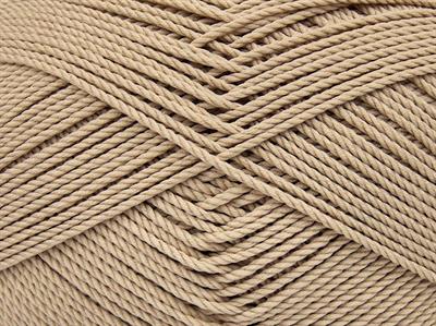 4x100gr. TWISTER DK Akrilik Koyu Bej Kışlık, Düz iplikler, 100% Akrilik