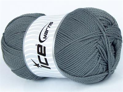 4x100gr. TWISTER DK Akrilik Koyu Gri Kışlık, Düz iplikler, 100% Akrilik