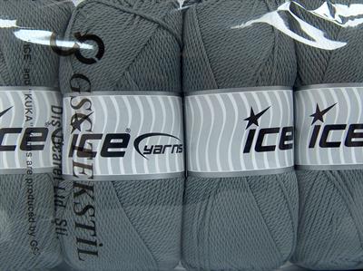 4x100gr. TWISTER DK Akrilik Koyu Gri Kışlık, Düz iplikler, 100% Akrilik