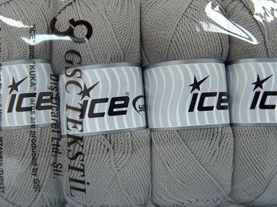 4x100gr. TWISTER DK Akrilik Gri Kışlık, Düz iplikler, 100% Akrilik