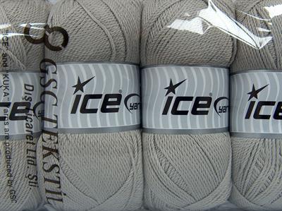 4x100gr. TWISTER DK Akrilik Açık Gri Kışlık, Düz iplikler, 100% Akrilik