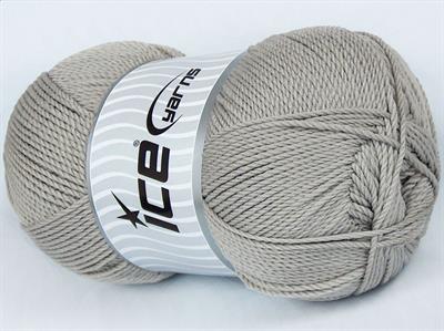 4x100gr. TWISTER DK Akrilik Açık Gri Kışlık, Düz iplikler, 100% Akrilik