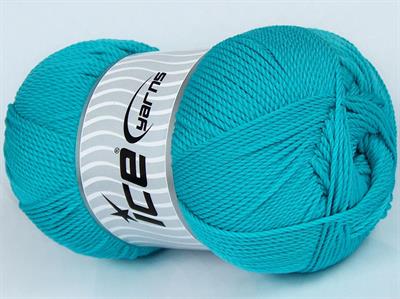 4x100gr. TWISTER DK Akrilik Turkuaz Kışlık, Düz iplikler, 100% Akrilik