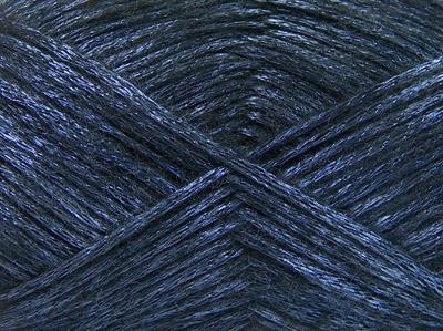Lot of 4 x 100gr Skeins Ice Yarns UNIVERSE (19% Wool) Yarn Dark Blue Black