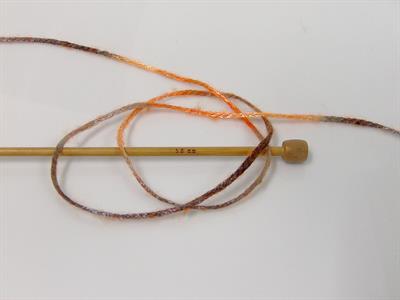 Lot of 4 x 100gr Skeins Ice Yarns UNIVERSE (19% Wool) Yarn Orange Shades Black Grey