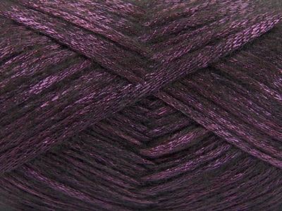 Lot of 4 x 100gr Skeins Ice Yarns UNIVERSE (19% Wool) Yarn Purple Black