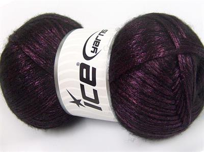 Lot of 4 x 100gr Skeins Ice Yarns UNIVERSE (19% Wool) Yarn Purple Black