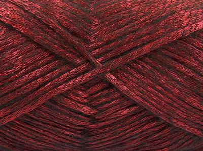 Lot of 4 x 100gr Skeins Ice Yarns UNIVERSE (19% Wool) Yarn Red Black