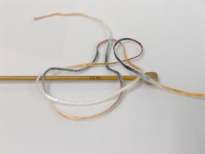 Lot of 4 x 100gr Skeins Ice Yarns UNIVERSE (19% Wool) Yarn Grey Shades Gold Brown White