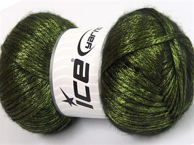 Lot of 4 x 100gr Skeins Ice Yarns UNIVERSE (19% Wool) Yarn Green Black