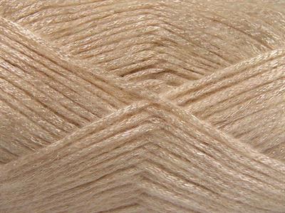 Lot of 4 x 100gr Skeins Ice Yarns UNIVERSE (19% Wool) Yarn Light Beige