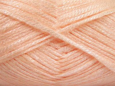Lot of 4 x 100gr Skeins Ice Yarns UNIVERSE (19% Wool) Yarn Light Salmon