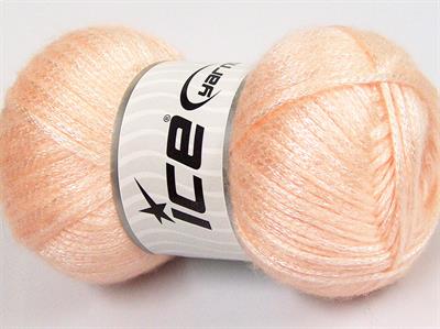 Lot of 4 x 100gr Skeins Ice Yarns UNIVERSE (19% Wool) Yarn Light Salmon