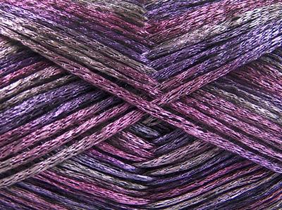 Lot of 4 x 100gr Skeins Ice Yarns UNIVERSE (19% Wool) Yarn Purple Black Pink