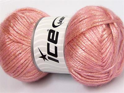 Lot of 4 x 100gr Skeins Ice Yarns UNIVERSE (19% Wool) Yarn Pink Light Salmon