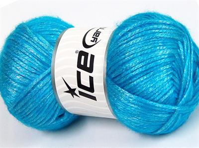 Lot of 4 x 100gr Skeins Ice Yarns UNIVERSE (19% Wool) Yarn Turquoise