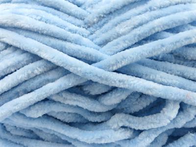 Lot of 4 x 100gr Skeins Ice Yarns VELVET BABY (100% MicroFiber) Yarn Baby Blue
