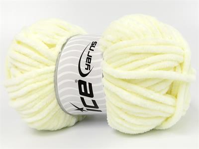 Lot of 4 x 100gr Skeins Ice Yarns VELVET BABY (100% MicroFiber) Yarn Cream