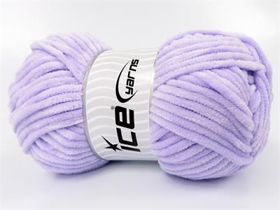 Lot of 4 x 100gr Skeins Ice Yarns VELVET BABY (100% MicroFiber) Yarn Light Lilac