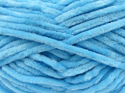 Lot of 4 x 100gr Skeins Ice Yarns VELVET BABY (100% MicroFiber) Yarn Light Turquoise