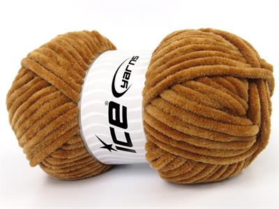 Lot of 4 x 100gr Skeins Ice Yarns VELVET BABY (100% MicroFiber) Yarn Milky Brown