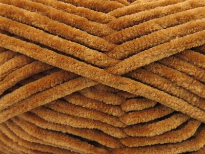 Lot of 4 x 100gr Skeins Ice Yarns VELVET BABY (100% MicroFiber) Yarn Milky Brown