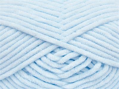 Lot of 4 x 100gr Skeins Ice Yarns VELVET CHENILLE Hand Knitting Yarn Baby Blue