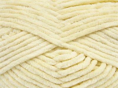 Lot of 4 x 100gr Skeins Ice Yarns VELVET CHENILLE Yarn Light Yellow