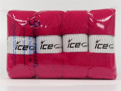 4x100gr. VINELAND Akrilik Kırmızı Kışlık, Düz iplikler, 100% Akrilik , Akrilik