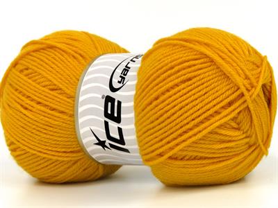 4x100gr. VINELAND Akrilik Sarı Kışlık, Düz iplikler, 100% Akrilik , Akrilik