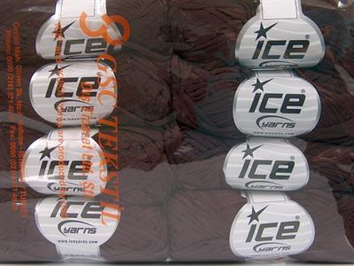 8x50gr. VIOLINO Akrilik Koyu Bordo Şerit, Yazlık İplikler, 100% Akrilik