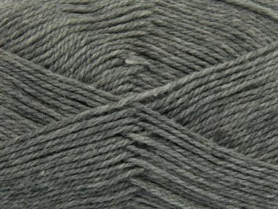 4x100gr. VIRGIN WOOL DELUXE Yeni Yün Gri Lüks, Kışlık, 100% Yün