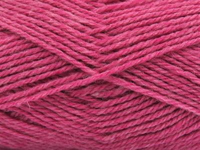 4x100gr. VIRGIN WOOL DELUXE Yeni Yün Pembe Lüks, Kışlık, 100% Yün